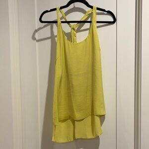 BCBGMaxAzria Yellow Layered Camisole